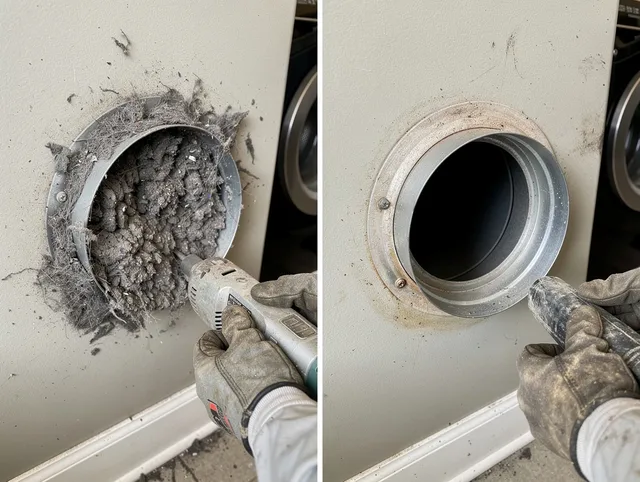 Professional clogged vent cleaning by Westerly Dryer Vent Cleaning in Westerly
