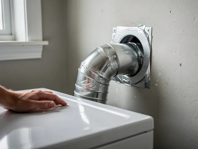 Westerly Dryer Vent Cleaning expert performing professional dryer vent repair and installation in Westerly